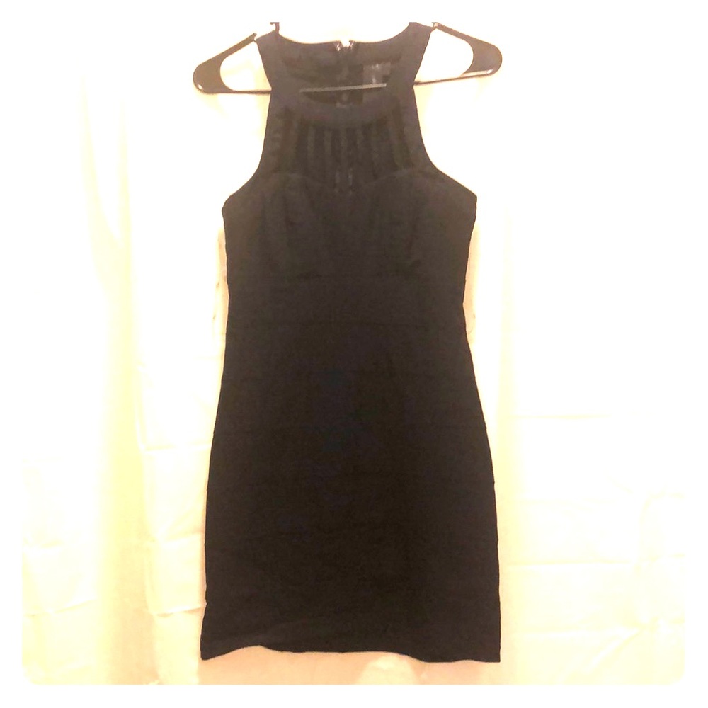 Navy Blue fitted party dress